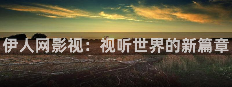 第九影院电影网：伊人网影视：视听世界的新篇章